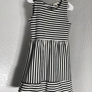 Black & White Striped Dress